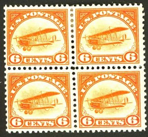 U.S. #C1 MINT BLOCK OF 4 OG HR 