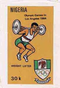 Nigeria 1984 Los Angeles Olympic Games - original hand-pa...