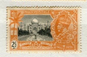 INDIA; 1935 early GV Jubilee issue Mint hinged 2.5a. value