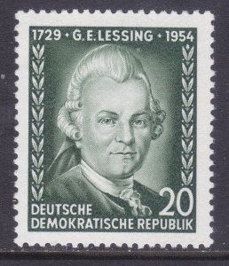 Germany DDR 205 MNH 1954 Gotthold E. Lessing - Dramatist - 225th Birth Anniv