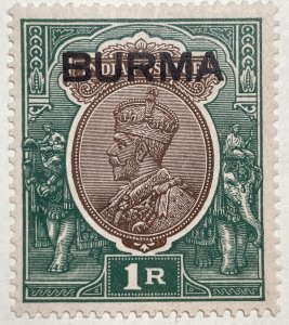 AlexStamps BURMA #13 XF Mint