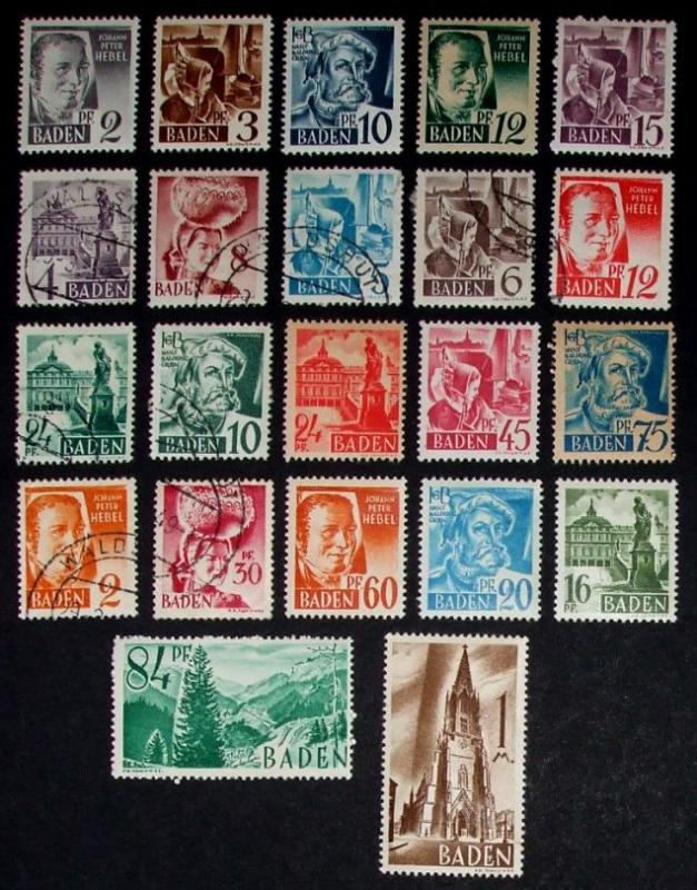 German Occupation Stamps - Baden Used/Unused #SB98