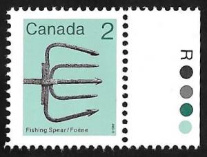 Canada #918B 2 cents Fishing Spear Stamp mint OG NH VF