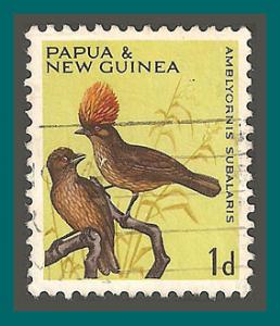 Papua New Guinea 1965 Bowerbird, 1d used  188,SG61