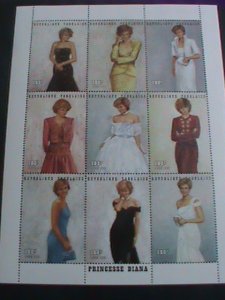 ​TOGO STAMP:1997 SC#1798 DIANA -PRINCESS OF WALES MINT FULL SHEET