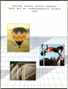 1983 U. S. commemorative year set with original USPS illustrated folder
