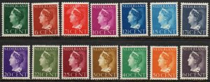 Netherlands Sc #216-225B Mint Hinged