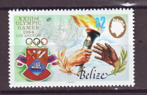 J22315 Jlstamp 1984 belize hv of set mnh #725 olympics