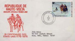 French West Africa, First Day Cover, Americana