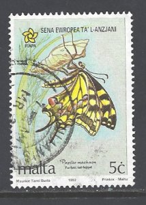 Malta # 823 used (RS)