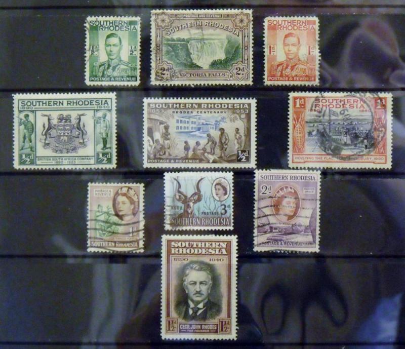 2540   Southern Rhodesia   MH/U # 37, 42, 43, 56-58, 74, 82, 83, 98     CV$ 2.50