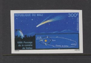 Mali  #C519 (1986 Halley's Comet issue) VFMNH  IMPERF