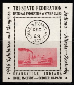 1946 US Cinderella Tri-State Federation Exhibition & Congress October 1946