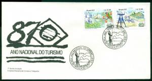 Brazil FDC: Scott #2109-2110 National Tourism Year $$