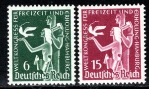 Germany Reich Scott # 477 - 478, mint nh