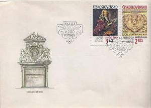 Czechoslovakia, First Day Cover, Art