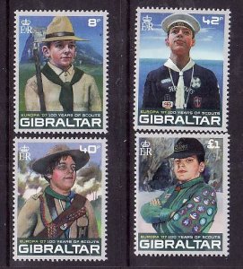 Gibraltar-Sc#1080-3-unused NH set-Europa-Scouts-2007-