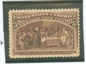 United States #234 Mint (NH) Single