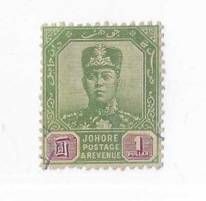 Malaya (Johore)  Sc #85 $1  used VF