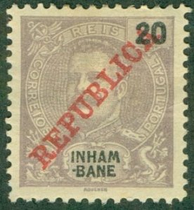 INHAMBANE 36 MH BIN $0.60