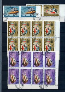 RUSSIA Aviation Ships Blocks MNH Used (Appx 140+Stamps) (NT 2674