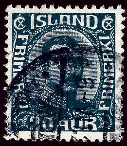 Iceland #118 Used  VF SC$19.00...Buy a real Bargain!