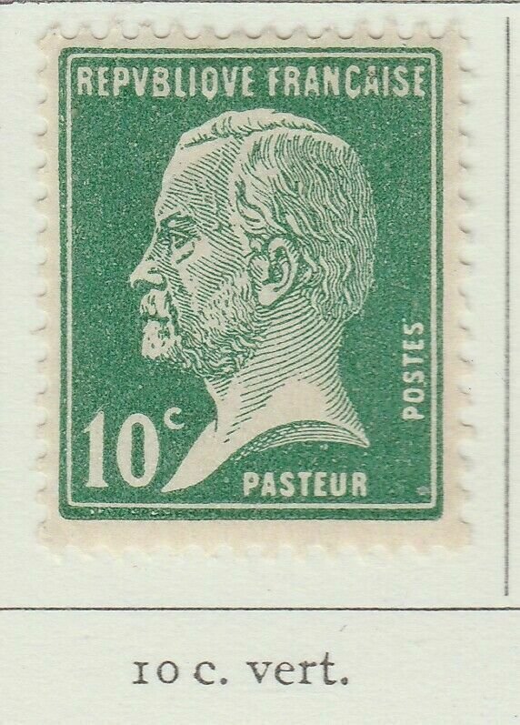 France 1923-26 Pasteur Issues 10c fine MH* A16P26F531-