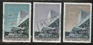 Philippines Scott 1141-43 Used 1972  stamp set