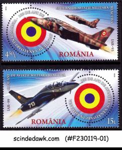 ROMANIA - 2016 AVIATION ANNIVERSARIES - 2V - MINT NH