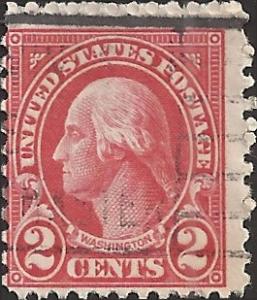 # 554 USED CARMINE GEORGE WASHINGTON