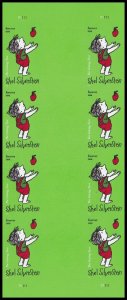 US 5683a Shel Silverstein imperf NDC vert gutter block (8 stamps) MNH 2022 