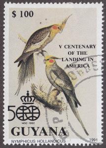 Guyana 2404 Anniv of the Americas 1991