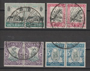 SOUTH AFRICA 1935/6 SG 50/3 USED Cat £23