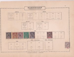 martinique early  stamp as shown ref 12351