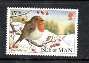 ISLE OF MAN 378 MNH VF Robin