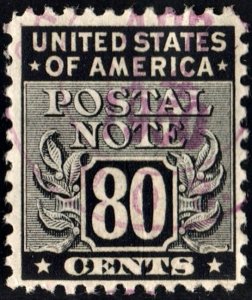 SC#PN17 80¢ Postal Note Single (1945) Used
