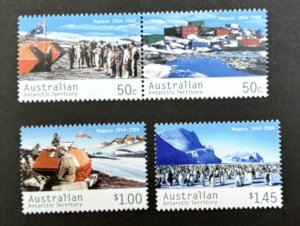 Australian Antarctic Territory: 2004, 50th Anniversary Mawson Station, MNH set.