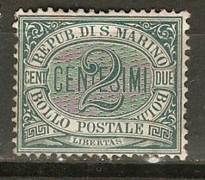 San Marino 1 SG 1 MH F/VF 1877 SCV $37.50