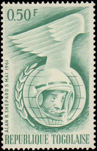 Togo #417-420, Complete Set(4), 1962, Space, Never Hinged