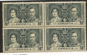Jamaica, Scott #114, Mint, Never Hinged Block