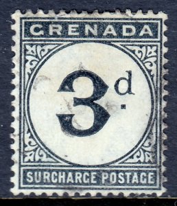 Grenada - Scott #J3 - Used/CTO - SCV $4.00