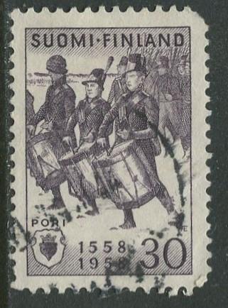 Finland - Scott 356 - Bjorneborgienses -1958- Used - Single 30m Stamp