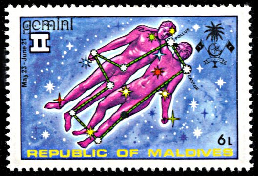 Maldive Islands 508, MNH, Zodiac Constellation Gemini