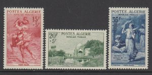 Algeria, Scott B91-B93 (Yvert 346-348), MNH