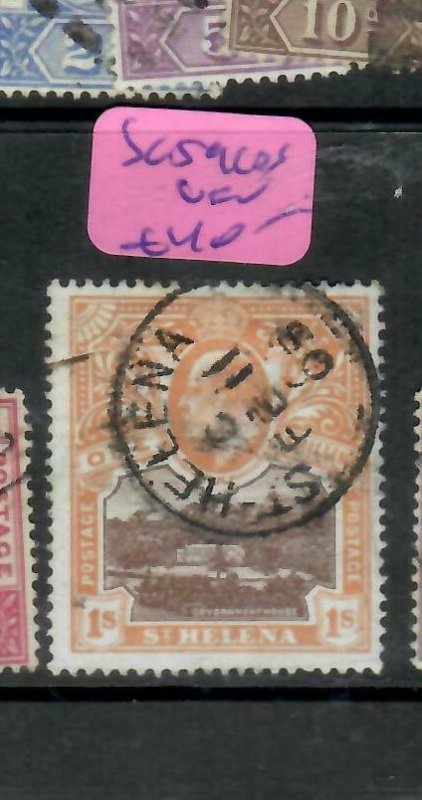 ST HELENA  (PP1305B)  KE  1/-   SG 59  SON CDS  VFU