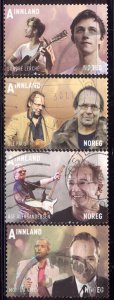 Norway - 2012 set of 4 used stamps #1686-9 cv $ 5.00 Lot #683