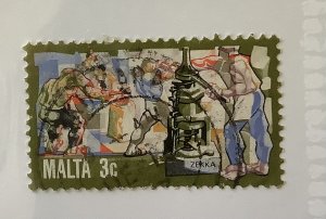 Malta 1981 Scott 595 used - 3c, Minting coins