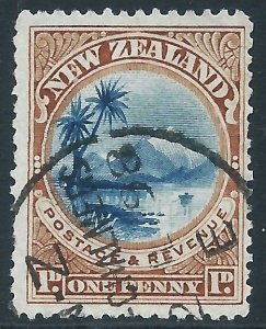 New Zealand, Sc #71, 1d Used