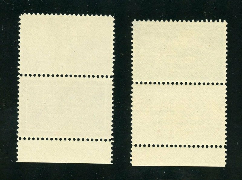 ISRAEL #33/34 TAB SET MINT NEVER HINGED FULL ORIGINAL GUM