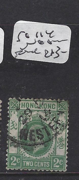 HONG KONG    (P0110B)  2C KE SG 114 WESTERN BRANCH CDS  VFU